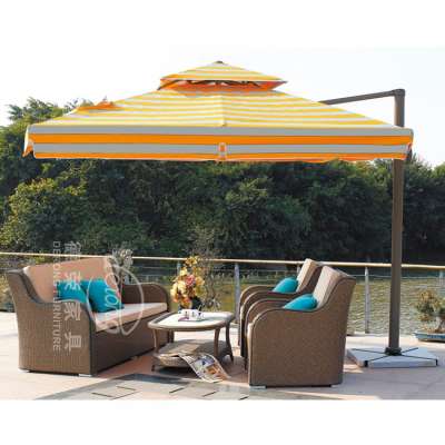 Double tops Cool hand control rome outdoor umbrella sun umbrella outside coffee shop