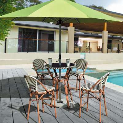 Milk tea coffee shop rattan stool restaurant table and sets on big promotion