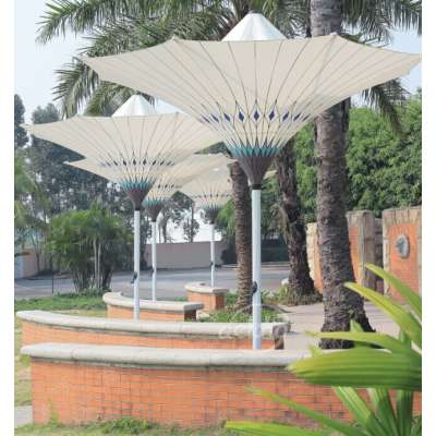 outdoor patio furniture direct wholesale with LED light umbrella patio swings