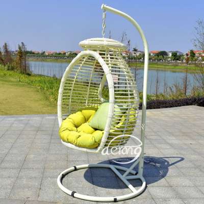 Patio/living room cheap single egg hanging chair hot sale