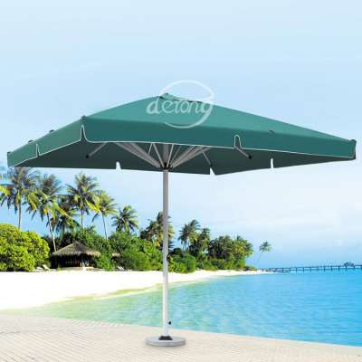 Square big outdoor umbrella prevent the strong sun shine with valance DR-6107