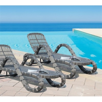 Very popular design beach recliner lounger for hot sale