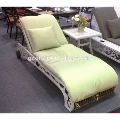 Comfortable recliner outdoor lounge near by the swimming pool/beach/garden